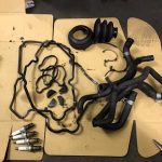 SG9フォレスターSTIオイル漏れ修理